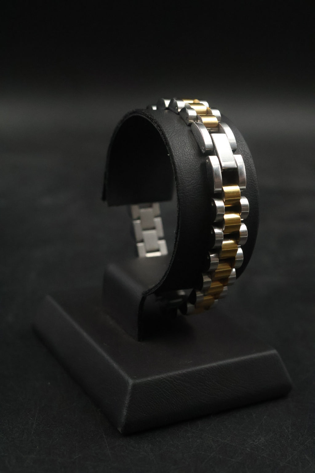 Pulsera Rolex Plateada con Dorado