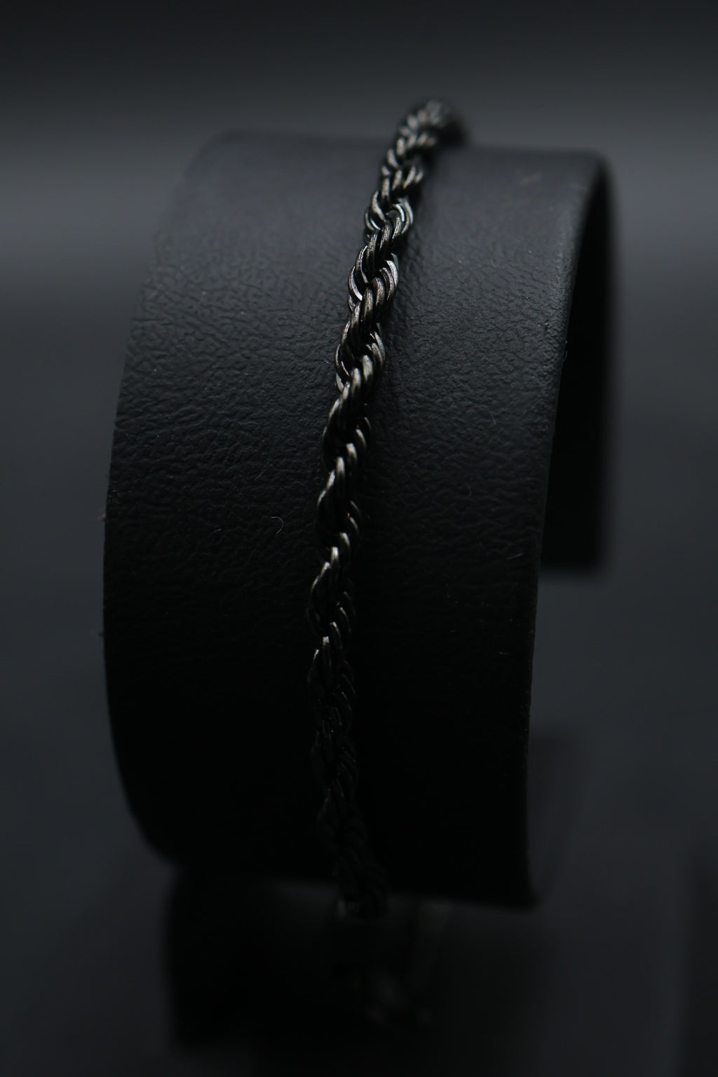 Pulsera Torsal Negra con Extensible AI316L