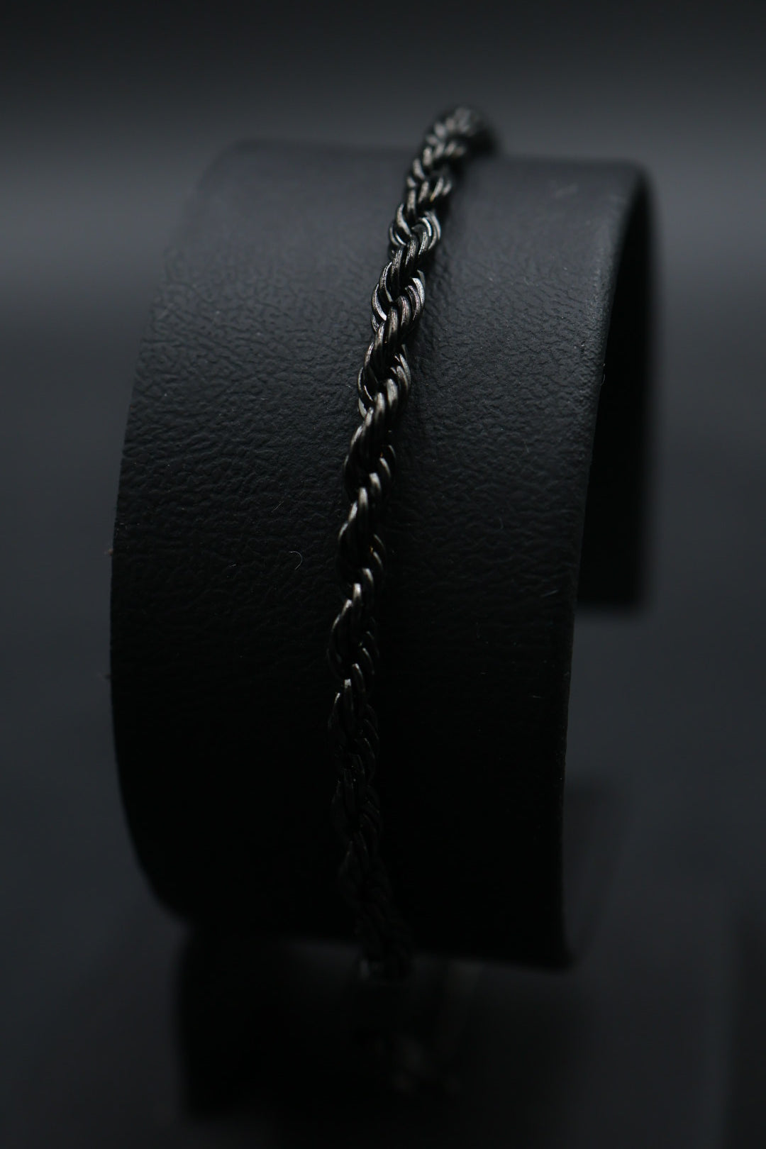 Pulsera Torsal Negra con Extensible AI316L