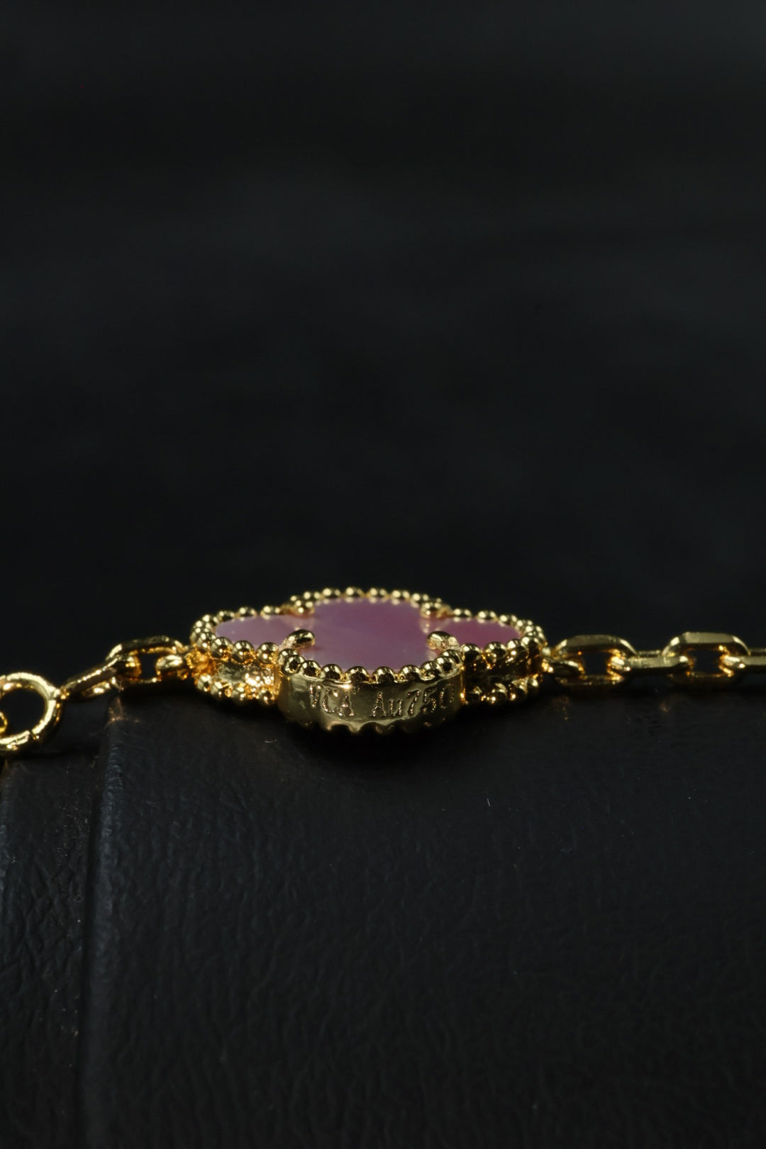 Pulsera VCA Alhambra 1:1 Gold Coral - Diamonds