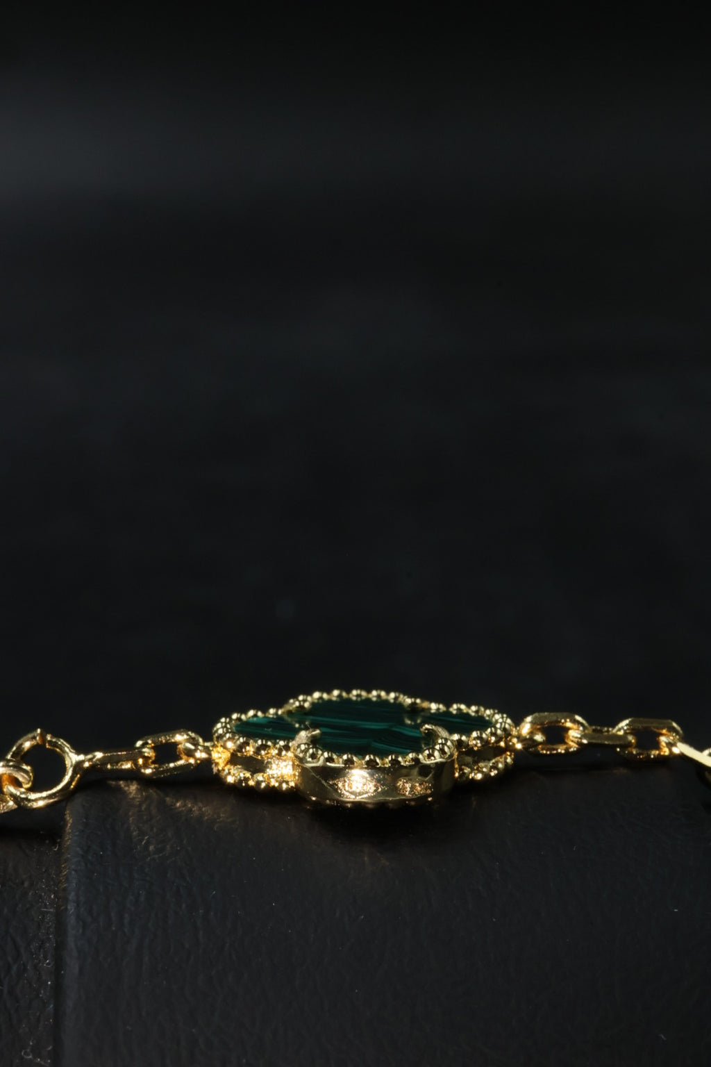 Pulsera VCA Alhambra 1:1 Gold Malaquita - Diamonds