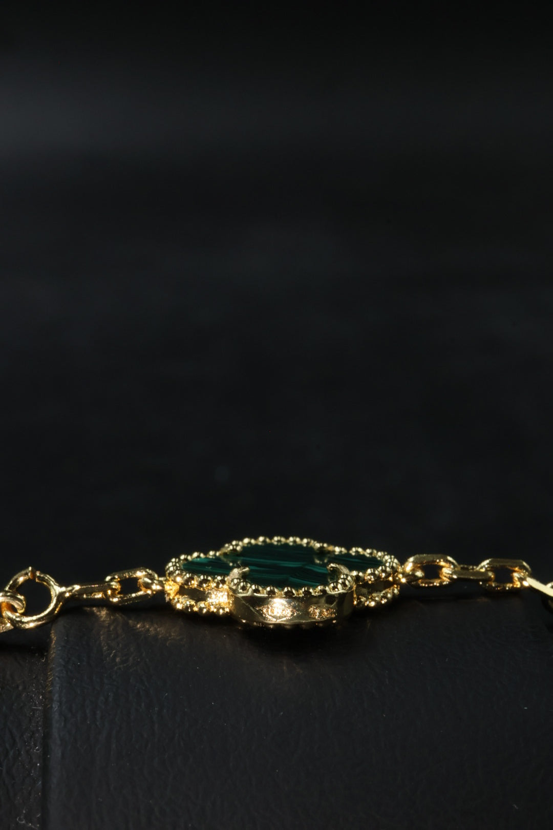 Pulsera VCA Alhambra 1:1 Gold Malaquita - Diamonds