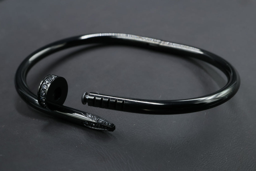 Brazalete Cartier Juste Un Clou Drill - Negro