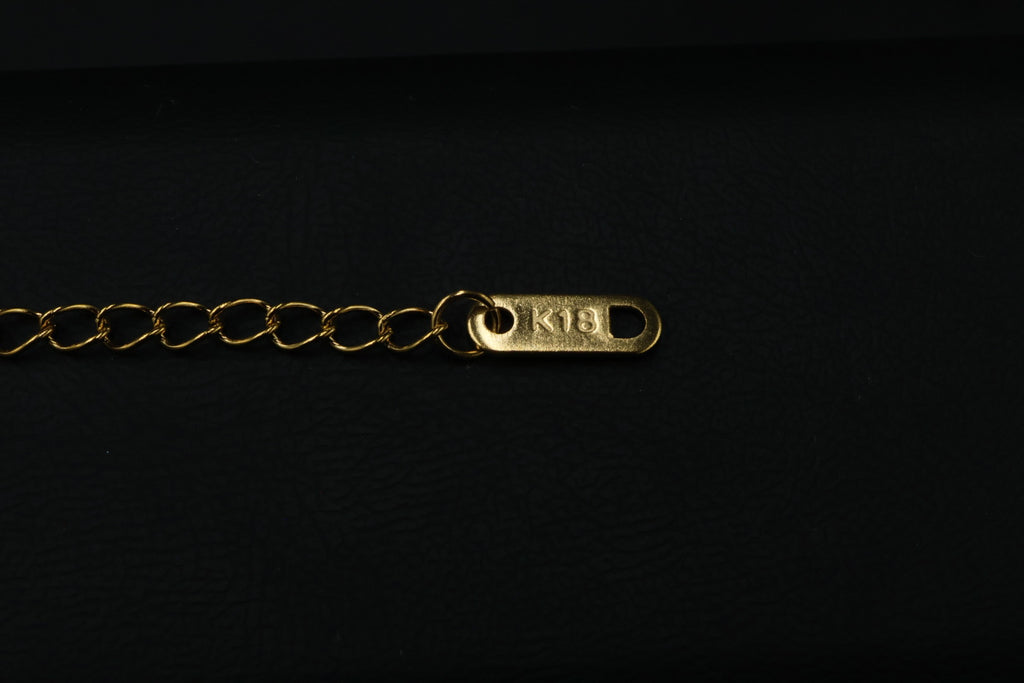 Pulsera Trébol 15 mm con Zirconias 3 en 1 Dorado - Verde