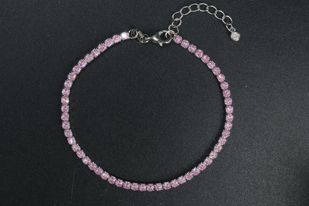 Pulsera Tenis Rosa