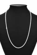 Collar Tenis -  Broche de un toque 3 mm.
