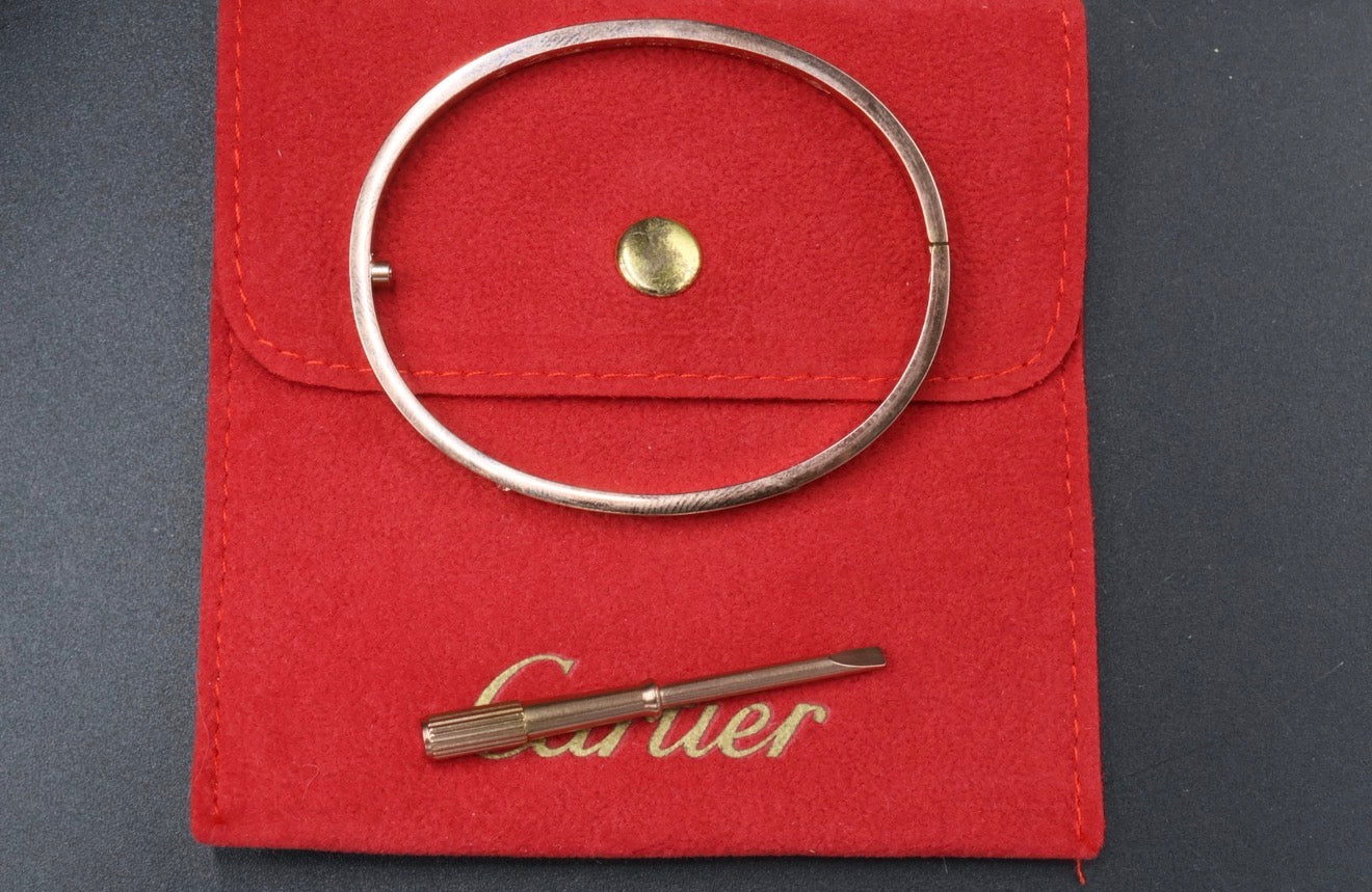 Brazalete Cartier Love - Rosa.