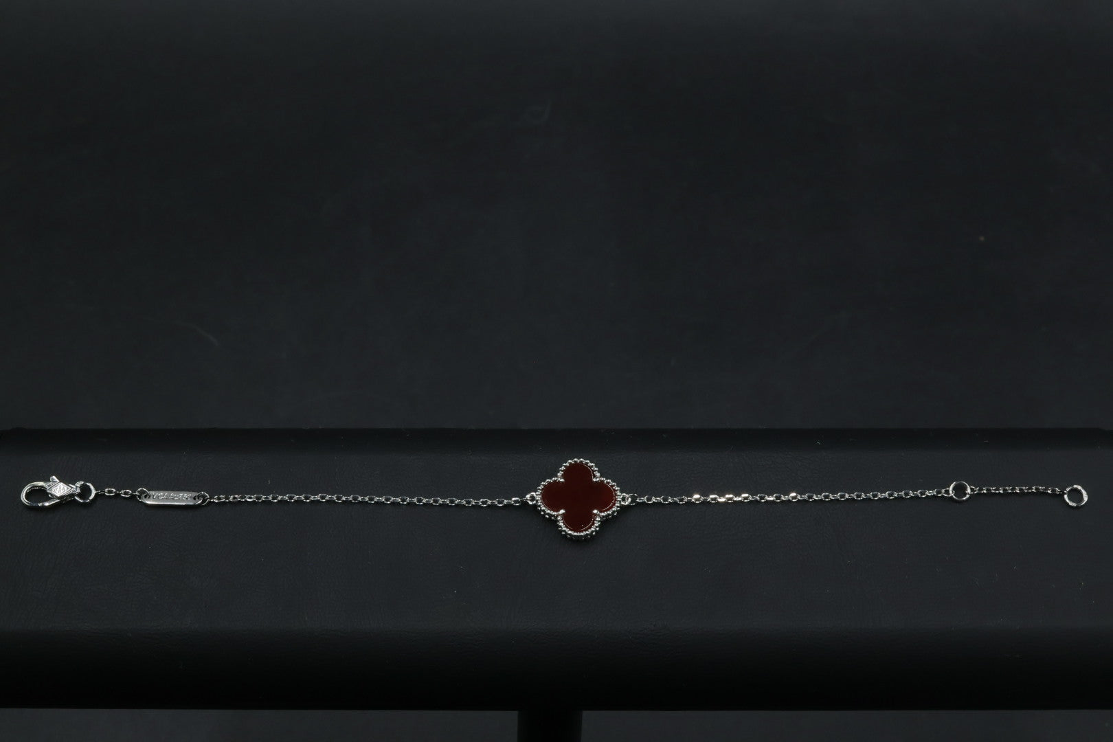 Pulsera VCA Sweet Alhambra 1:1 Silver Cornalina.