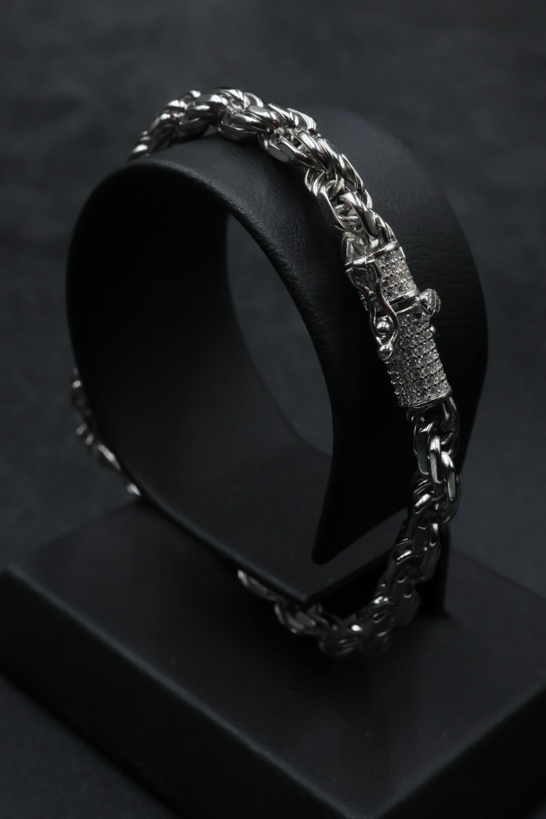 Pulsera Torzal Broche Iced - Moissanita