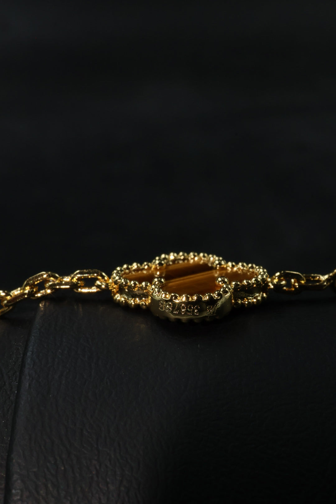 Pulsera VCA Alhambra 1:1 Gold Ojo de Tigre - Diamonds