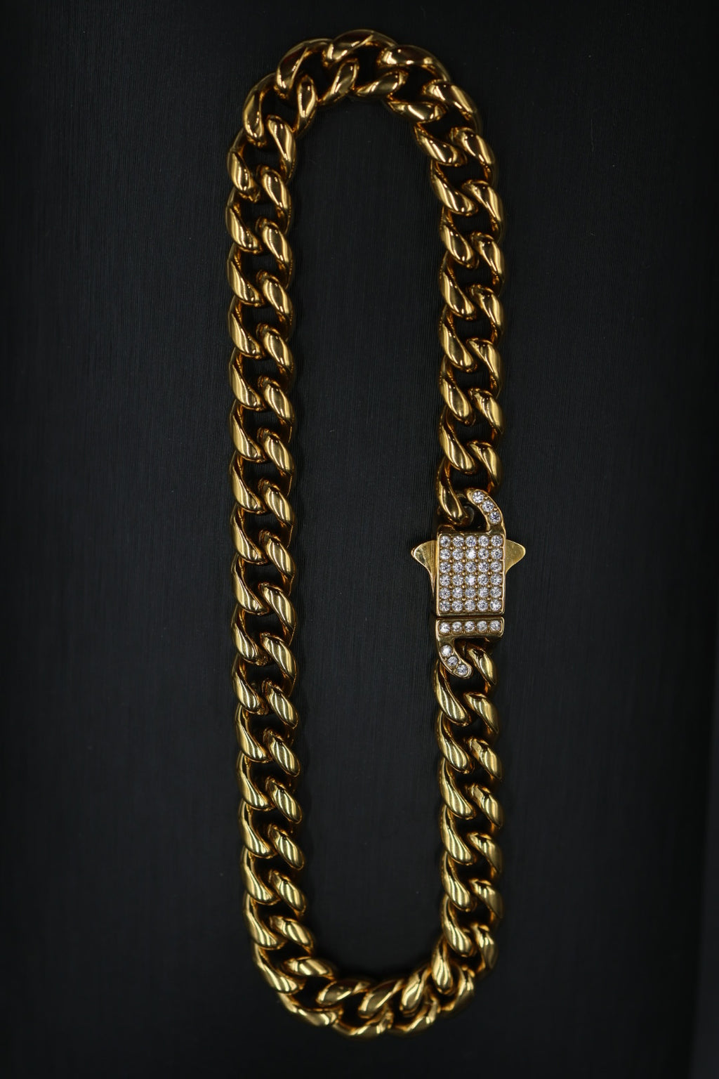 Pulsera Cubana con Broche Iced