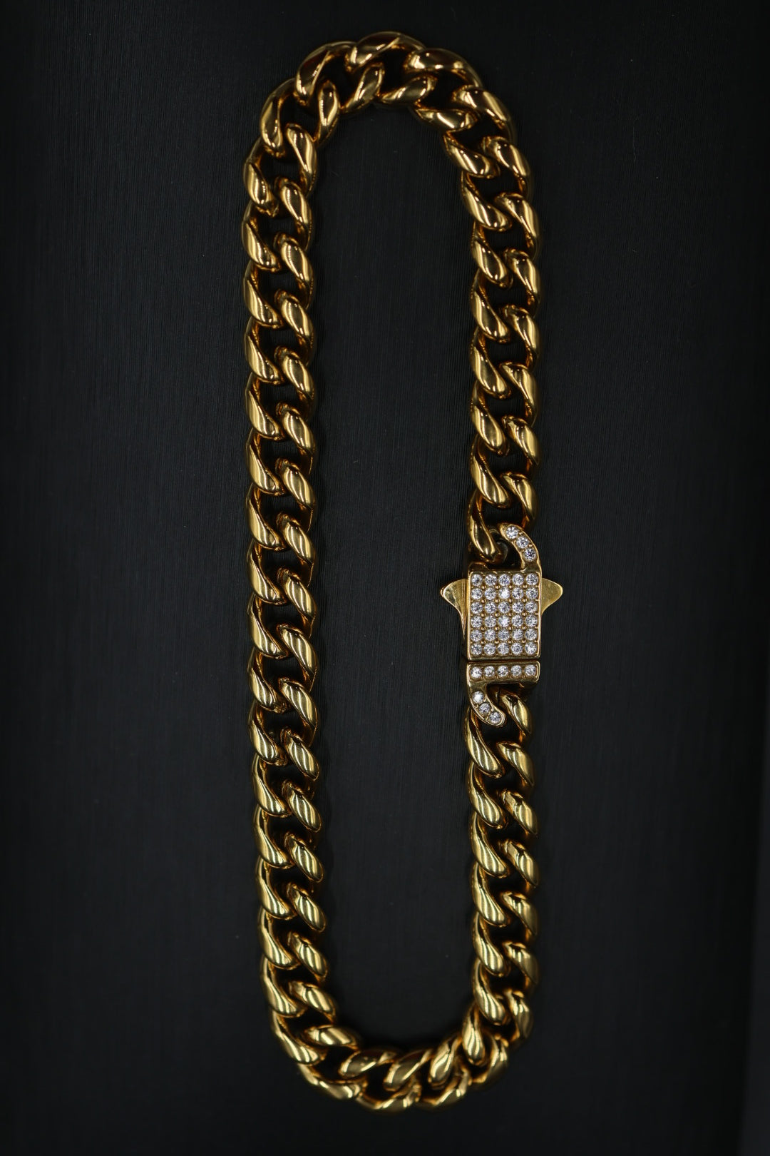 Pulsera Cubana con Broche Iced