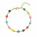 Pulsera Ojo Turco - Corazones Colores.