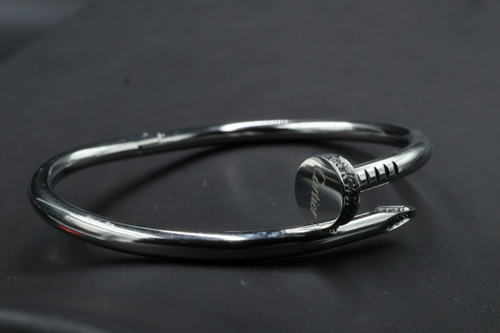 Brazalete Cartier Juste Un Clou Drill - Plateado