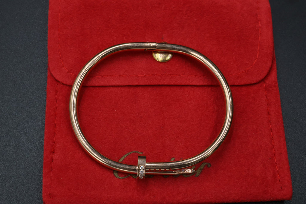 Brazalete Cartier Juste Un Clou Drill - Rose Gold
