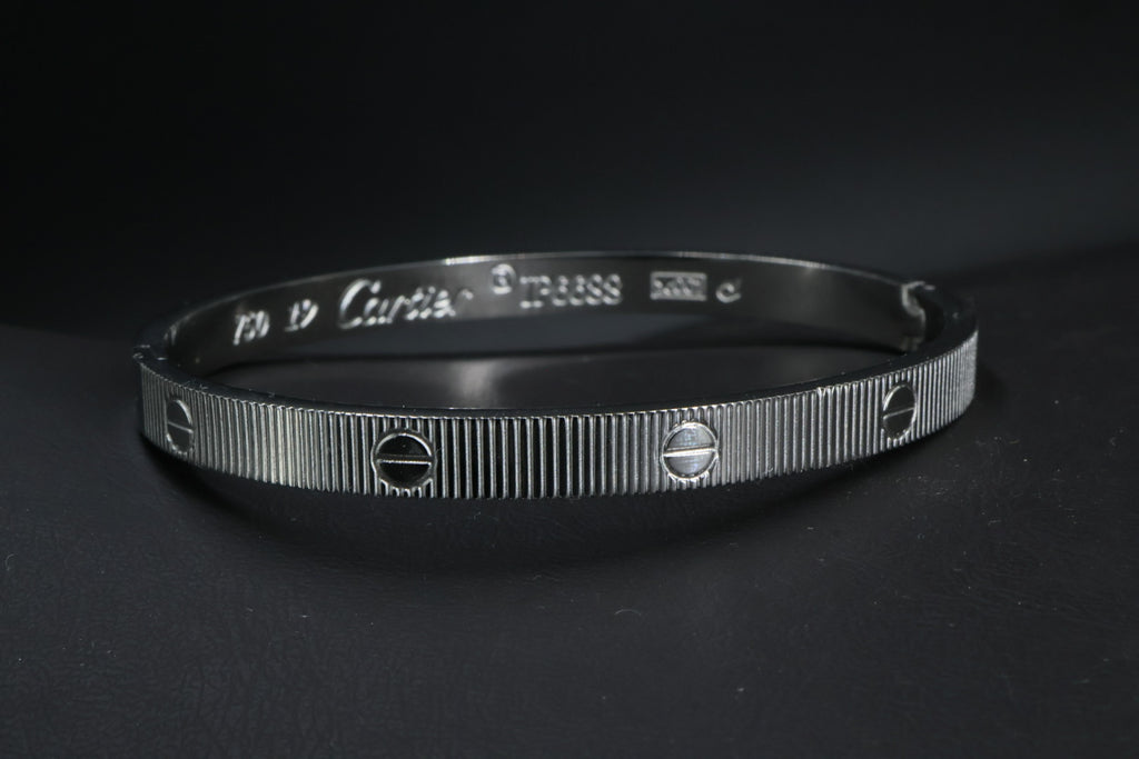 Brazalete Cartier Love Unlimited - Plateado