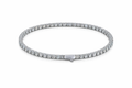 Pulsera Tenis -  Broche de un toque 3 mm.