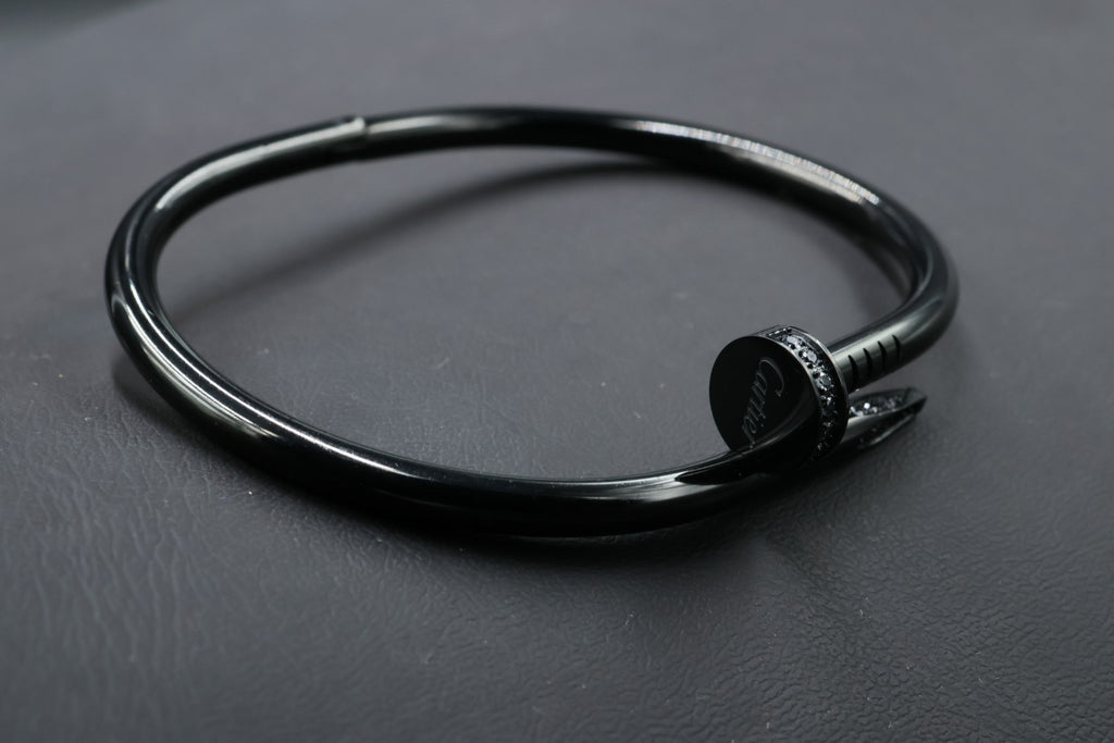 Brazalete Cartier Juste Un Clou Drill - Negro