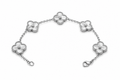 Pulsera Trébol 13 mm Plata - Láser.