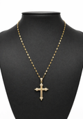 Collar con dije de Cruz con Zirconias.