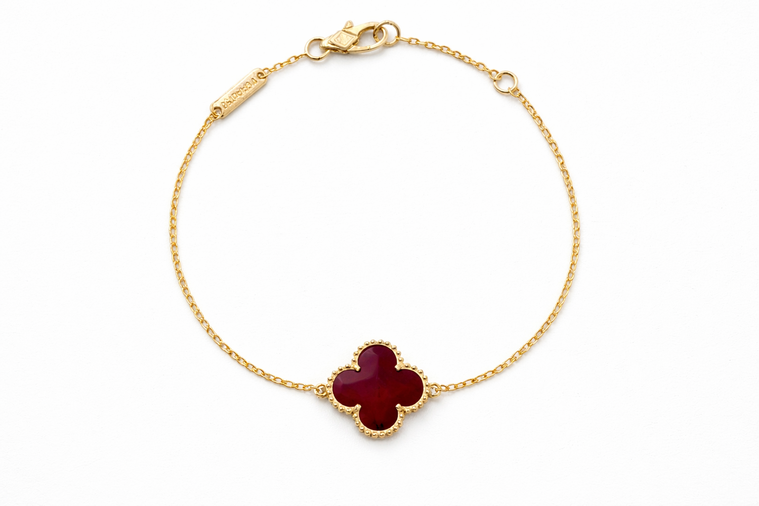 Pulsera VCA Sweet Alhambra 1:1 Gold Cornalina.