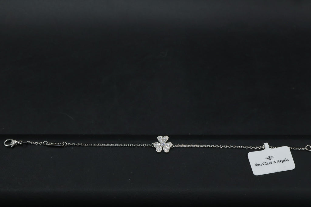Pulsera VCA Frivole Minimodelo 1:1 Silver - Zirconias.