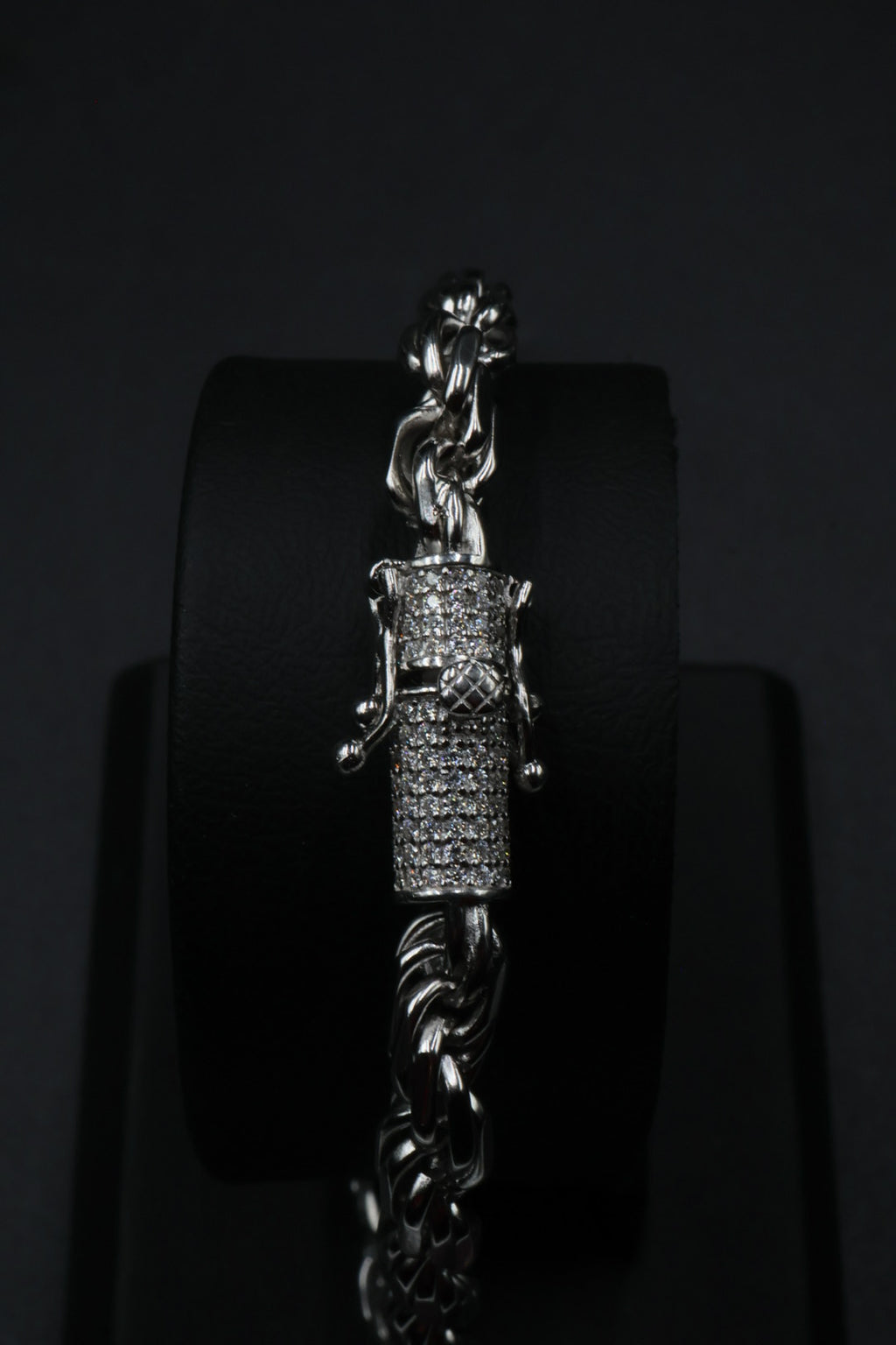 Pulsera Torzal Broche Iced - Moissanita