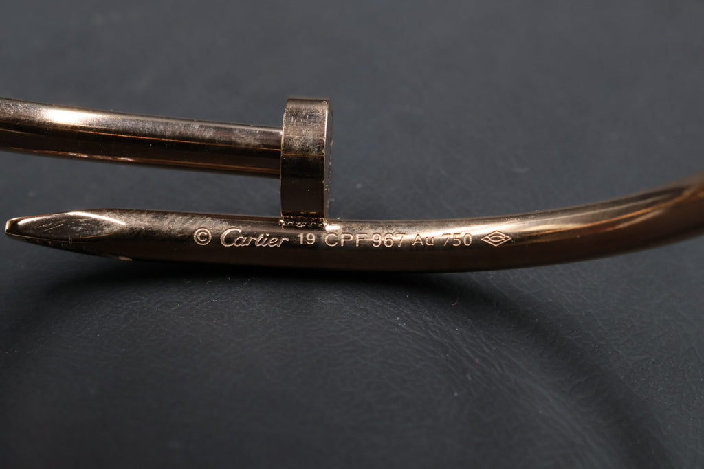 Brazalete Cartier Juste Un Clou Drill - Rose Gold