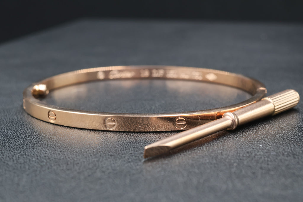 Brazalete Cartier Love - Rosa.