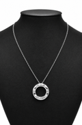 Collar Clavo con Zirconias - Plateado.