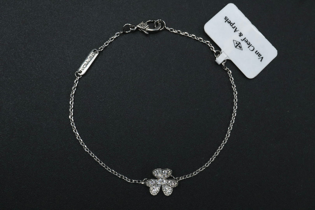 Pulsera VCA Frivole Minimodelo 1:1 Silver - Zirconias.