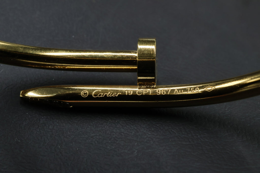 Brazalete Cartier Juste Un Clou Drill - Dorado