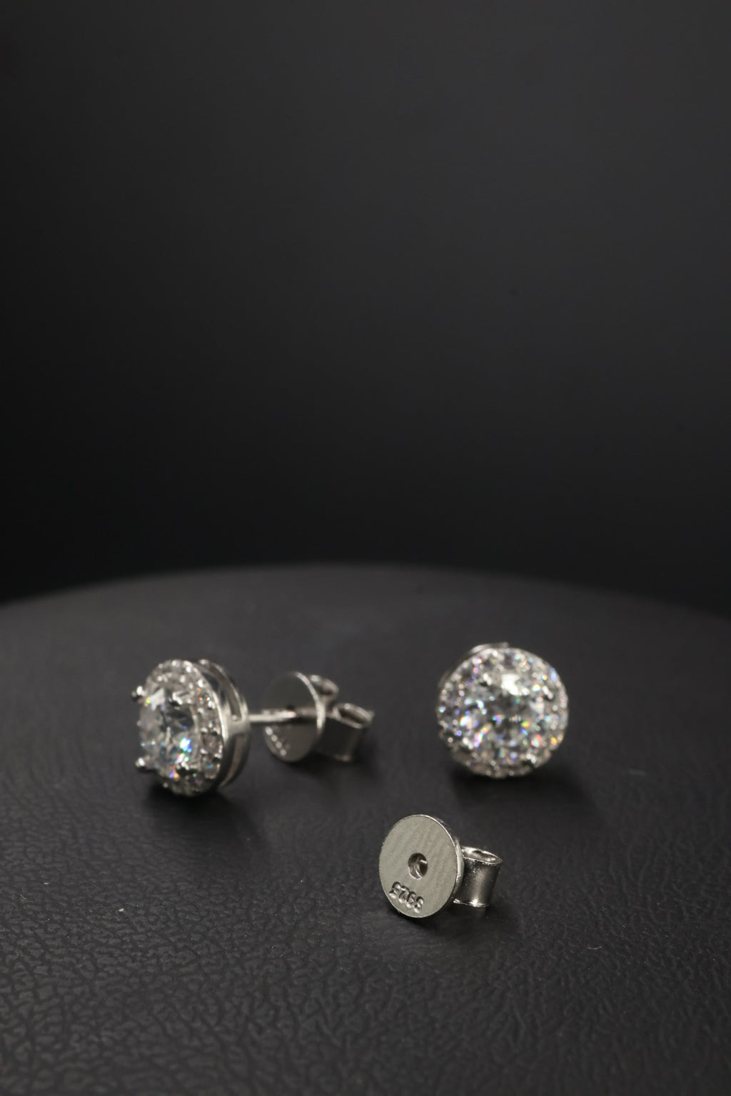 Aretes en Plata 925 Perfect Circle - Moissanita D 0.5 ct.