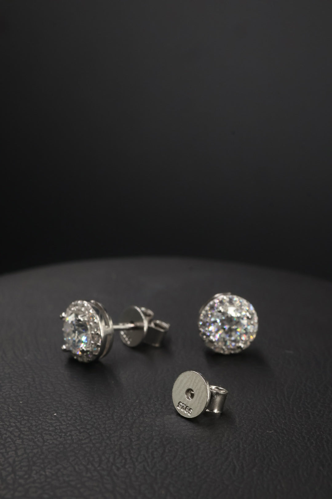 Aretes en Plata 925 Perfect Circle - Moissanita D 0.5 ct.