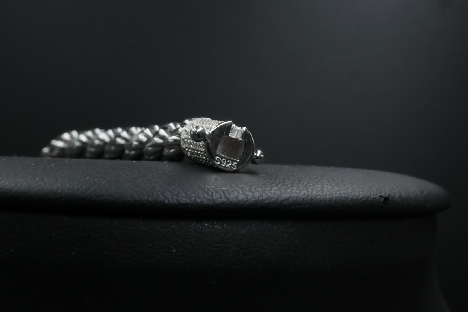 Pulsera Torzal Broche Iced - Moissanita