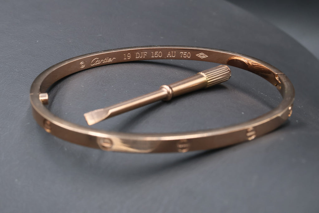 Brazalete Cartier Love - Rosa.