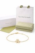 Pulsera VCA Frivole Minimodelo 1:1 Gold - Zirconias.