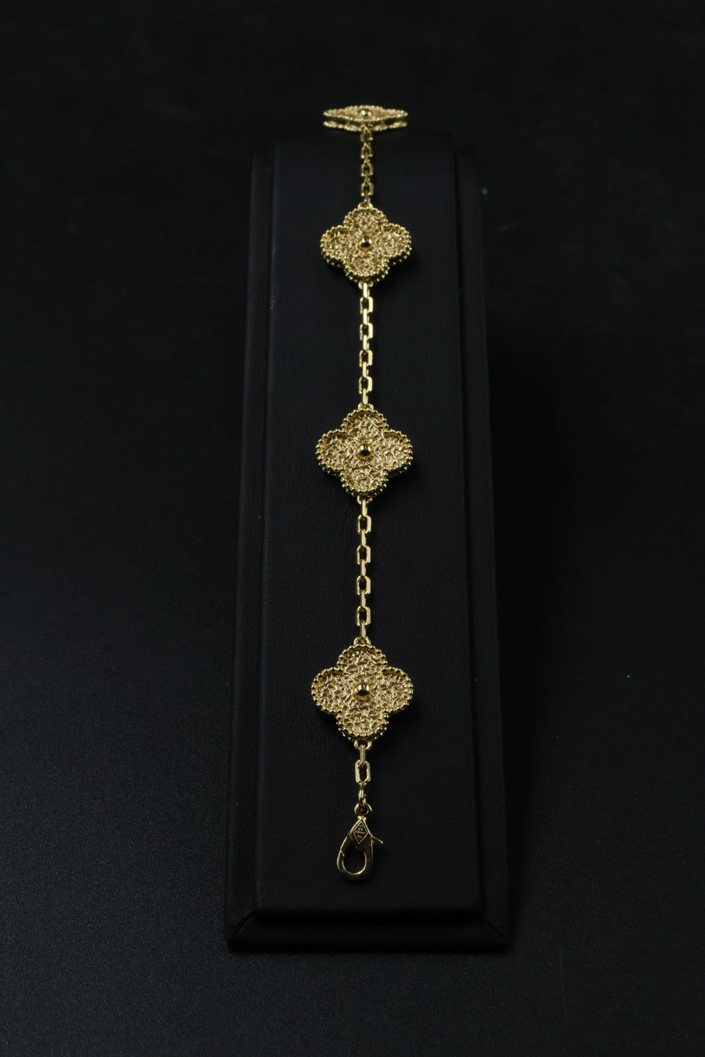 Pulsera VCA Alhambra 1:1 Gold Textura