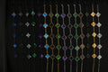 Paquete Emprendedores 10 Pulseras Trébol 13 mm Mármol.