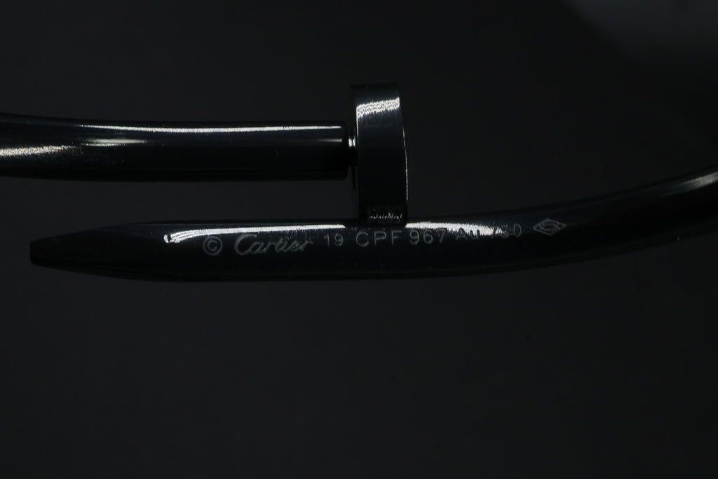 Brazalete Cartier Juste Un Clou Basic - Negro.