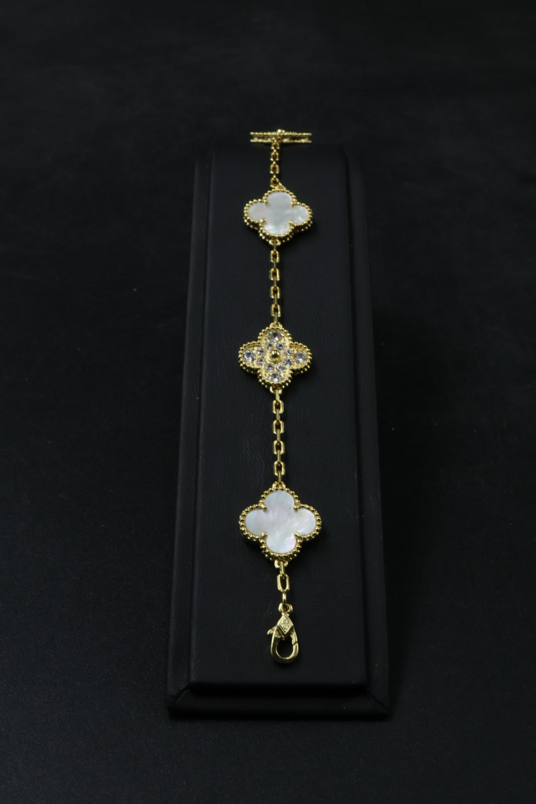 Pulsera VCA Alhambra 1:1 Gold Nácar - Diamonds