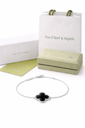 Pulsera VCA Sweet Alhambra 1:1 Silver Onyx.