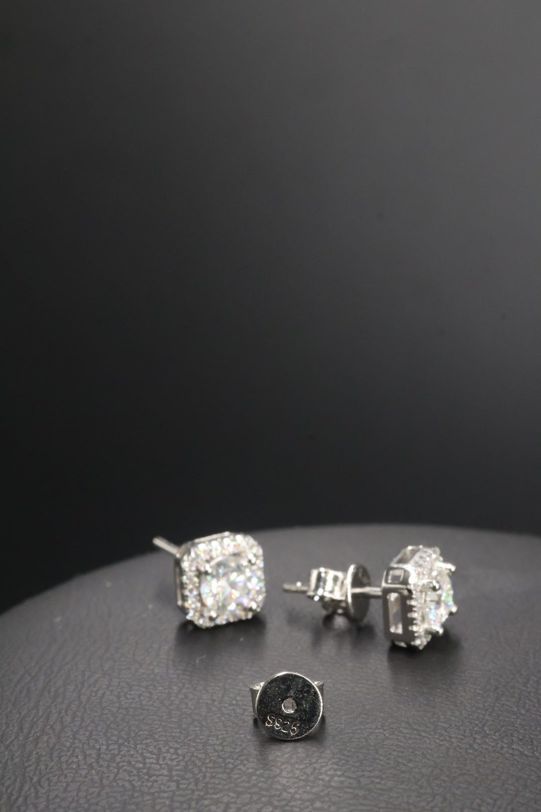Aretes en Plata 925 Perfect Box - Moissanita D 0.5 ct.