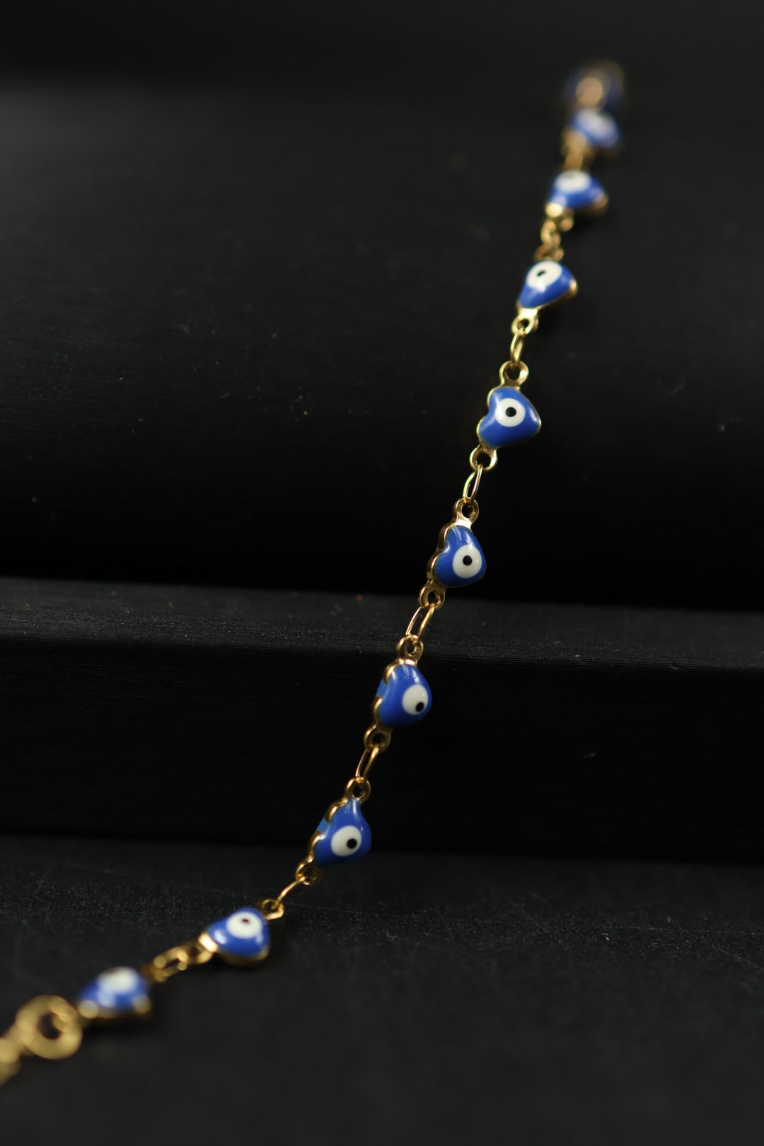 Pulsera Ojo Turco - Corazones Azules