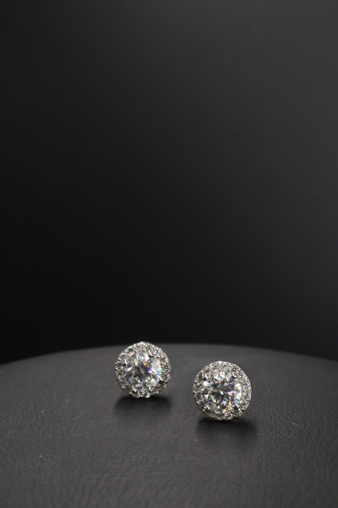 Aretes en Plata 925 Perfect Circle - Moissanita D 0.5 ct.