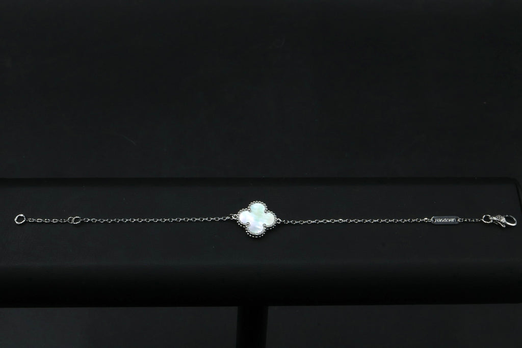 Pulsera VCA Sweet Alhambra 1:1 Silver Nácar.