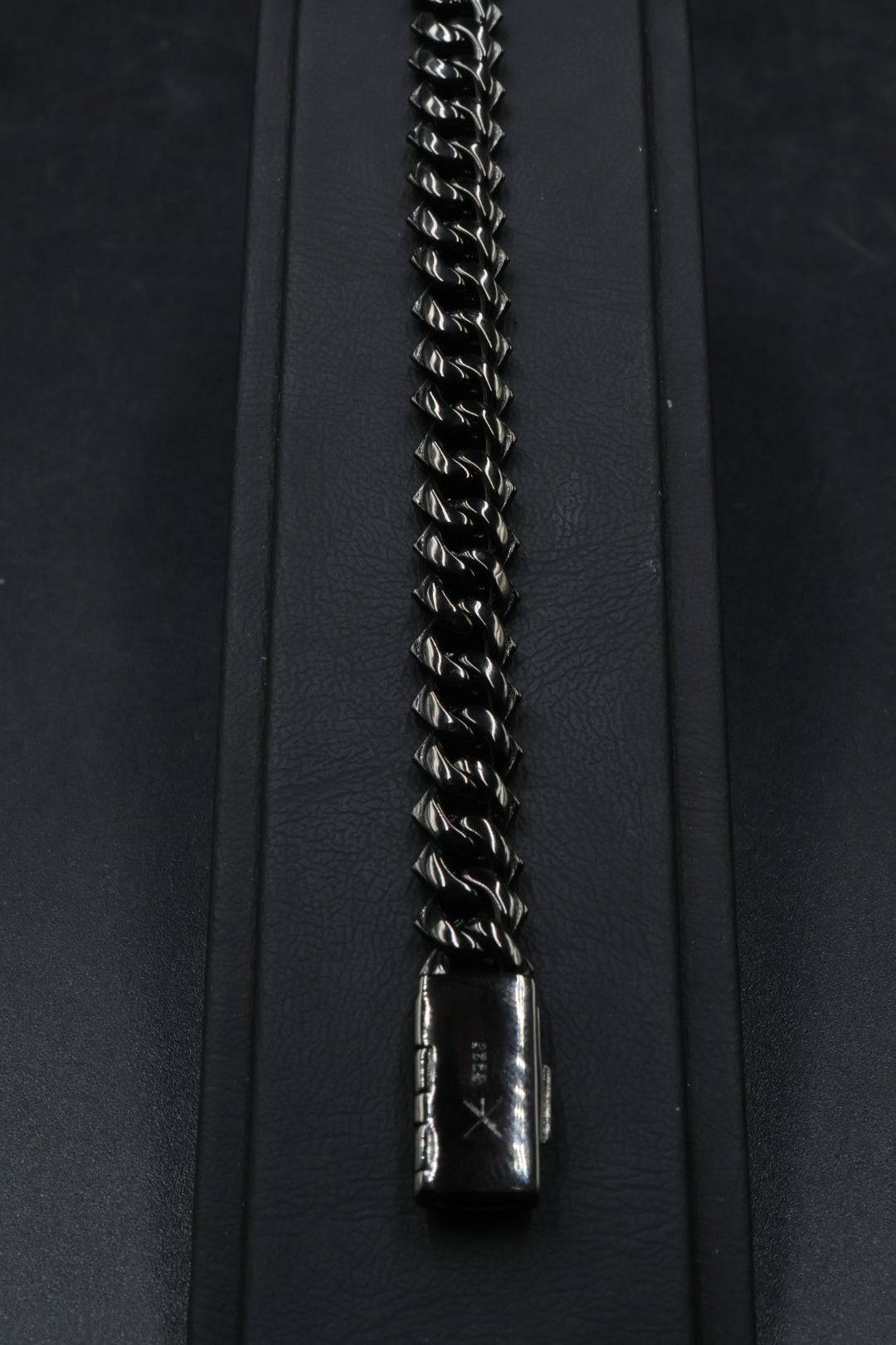 Pulsera Cubana Miami Black - Moissanita