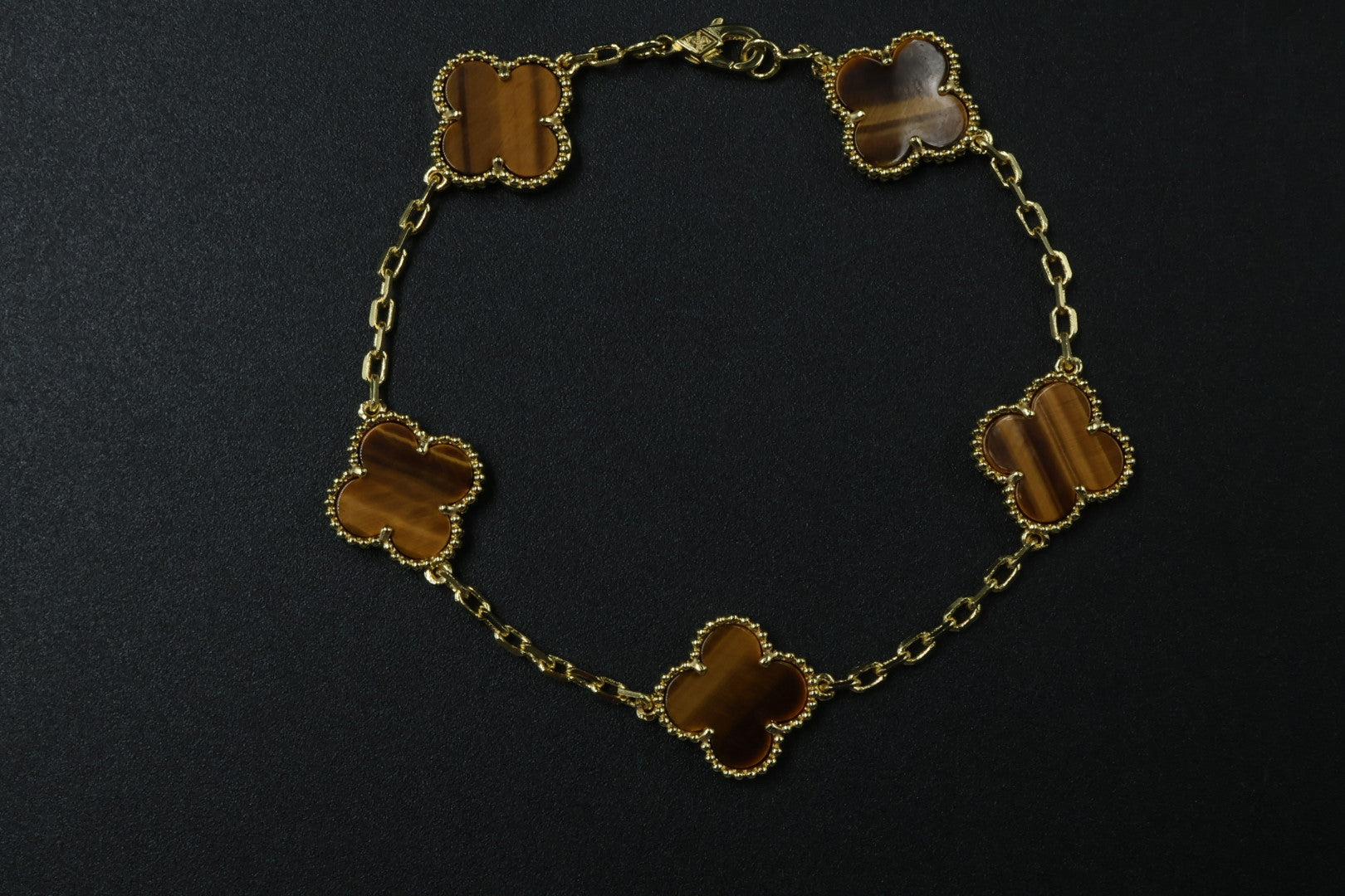 Pulsera VCA Alhambra 1:1 Gold Ojo de Tigre