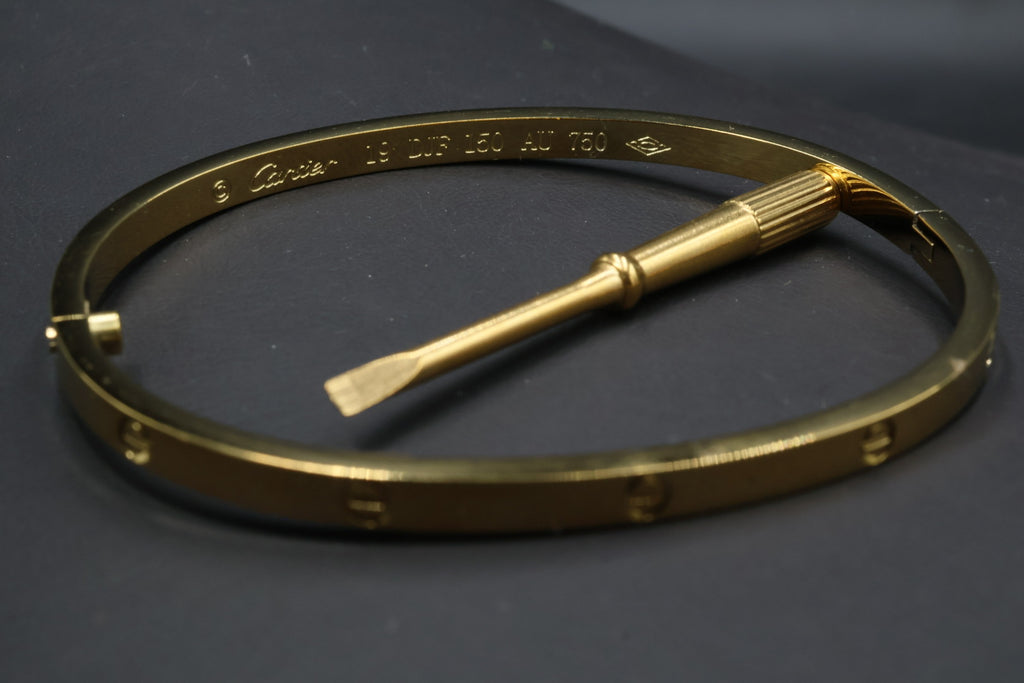 Brazalete Cartier Love - Dorado.