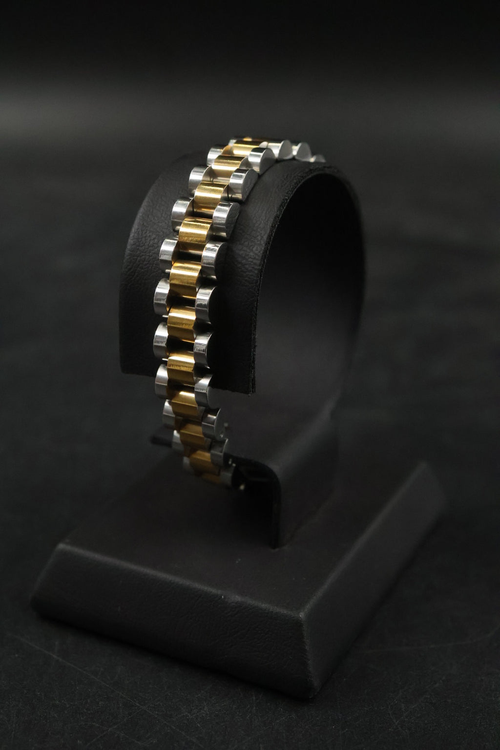 Pulsera Rolex Plateada con Dorado